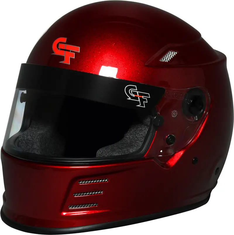 G-Force Revo Flash Helmet – X-Small, Sa2020 Certified, Flame-Resistant Red Design 1