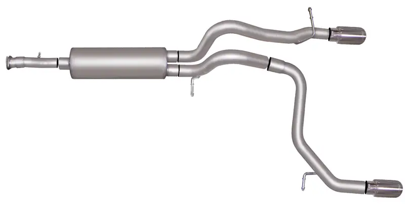 Gibson 312700 Aluminized Dual Split Cat-Back Exhaust System 1