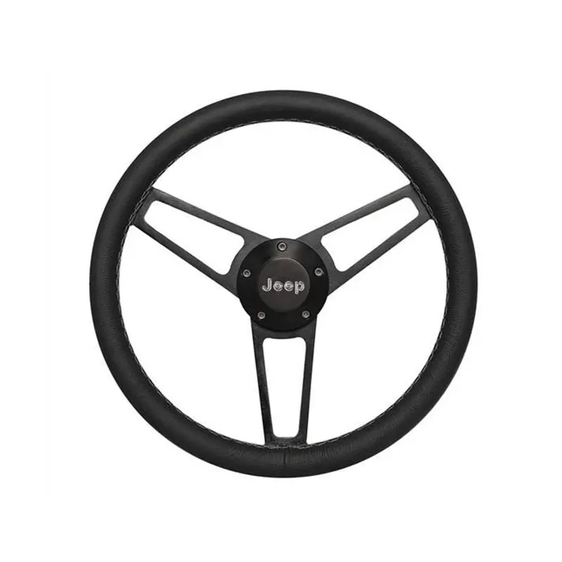Grant 1909 Billet Series Leather-Wrapped Steering Wheel – Classic Racing Design 1
