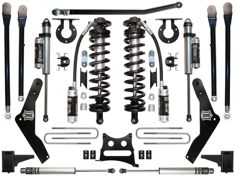 Icon Vehicle Dynamics K63135 Stage 5 Coilover Lift System – 4–5.5-Inch Lift For 2011–2016 Ford F-250/F-350 1