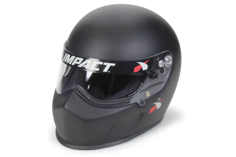 Impact Racing Sa2020 Certified Helmet – Et Large, Flat Black Finish 1
