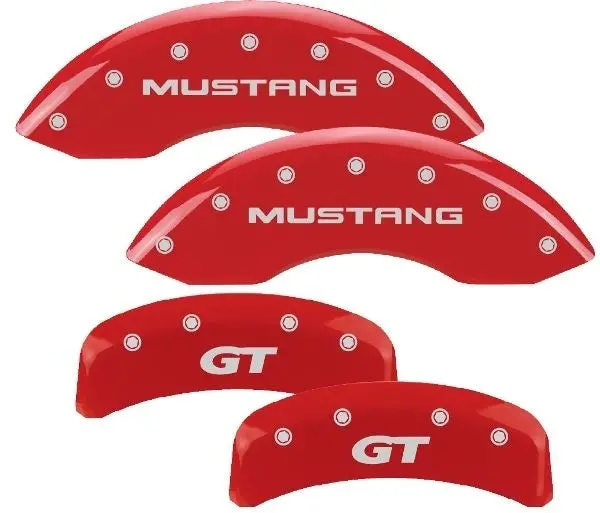 Mgp Caliper Cover 10095Smg1Rd 94-04 Mustang Caliper Covers Red 1