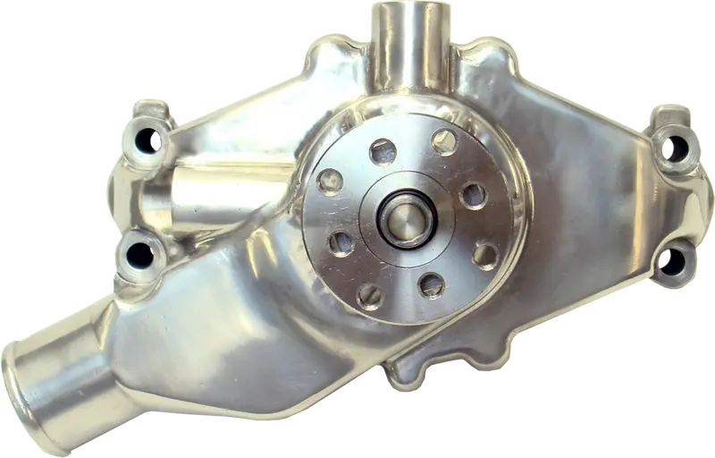 Proform High-Flow Mechanical Water Pump – Polished Short-Style For Small-Block Chevy Engines 1