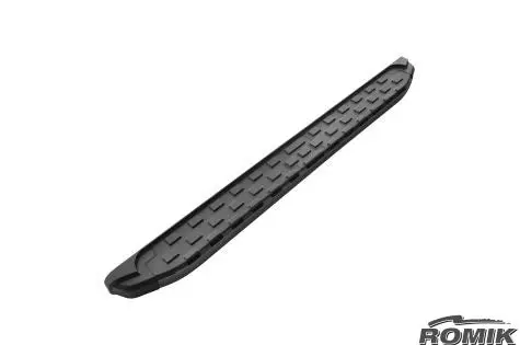 Romik Rec-B Anodized Black Running Boards – Side Steps For 2007–2013 Acura Mdx 1