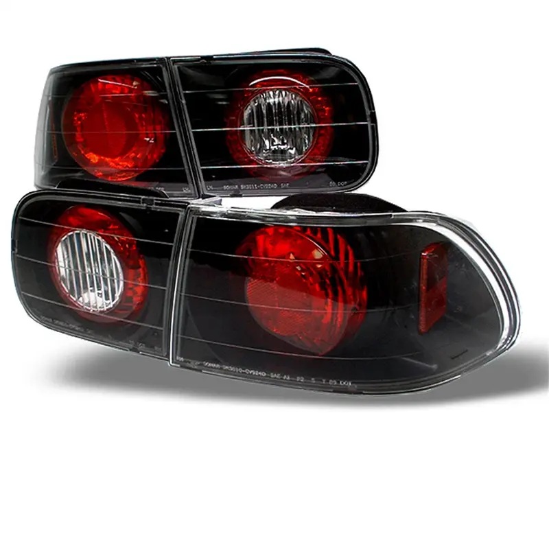 Spyder Auto 5004581 Euro-Style Black Tail Lights – Direct Replacement With Oem Bulbs 1