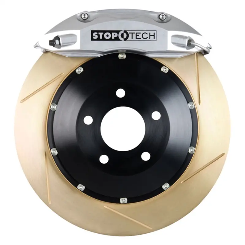 Stoptech 83.837.4600.63 Big Brake Kit – Two-Piece Front Rotors For Enhanced Stopping Power 1