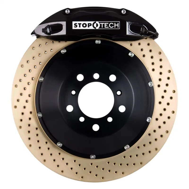 Stoptech Big Brake Front Kit – Two-Piece Drilled Rotors With High-Performance Calipers 1
